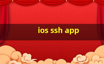 ios ssh app